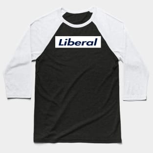 SUPER LIBERAL LOGO Baseball T-Shirt